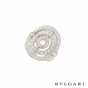 Bvlgari White Gold Diamond Astrale Ring